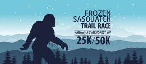 Frozen Sasquatch Trail 50k/25k logo