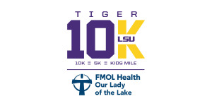 Our Lady of the Lake Tiger 10K logo