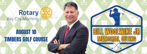 Bay City Morning Rotary- Bill Woolwine Jr Memorial Outing logo