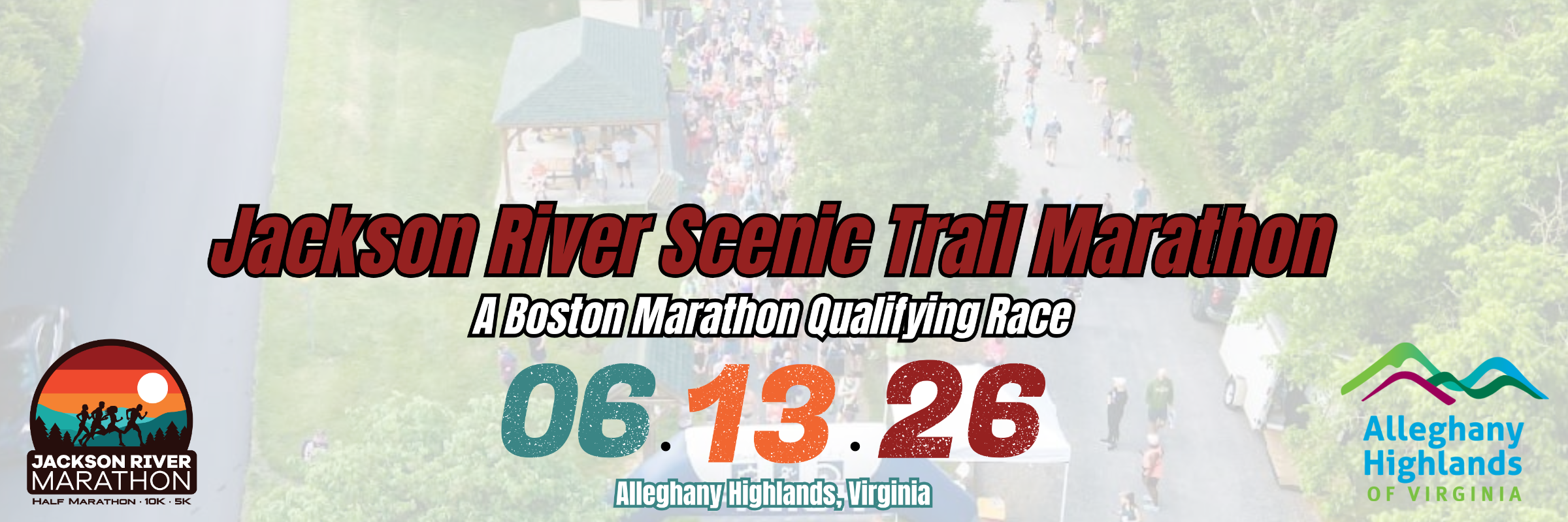The Jackson River Scenic Trail Marathon, Half Marathon, 10k,  and 5k