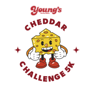 Young's Jersey Dairy Cheddar Challenge 5k logo