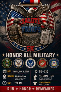 Salute the Troops 5K Run/ Walk logo