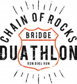 Chain of Rocks Bridge Duathlon logo