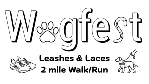 Wagfest Leashes and Laces 2 Mile Walk/Run logo