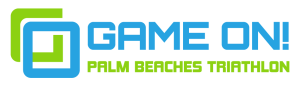 Game On! Palm Beaches Triathlon logo