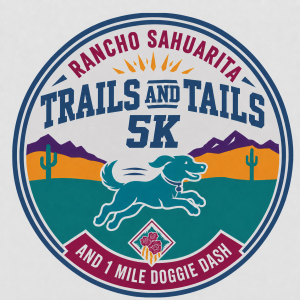 Rancho Sahuarita Trails and Tails 5K logo