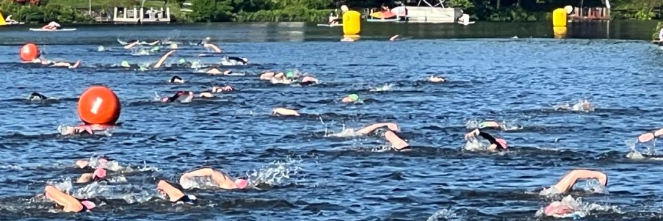 Reston Masters' Jim McDonnell Lake Swims
