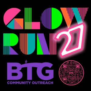 Glow Run 5K hosted by Btg Community Outreach logo