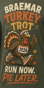 Braemar 5K Turkey Trot logo