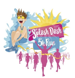 Splash Dash 5k (& Dry Run 5k) at Wild Rivers in Irvine logo