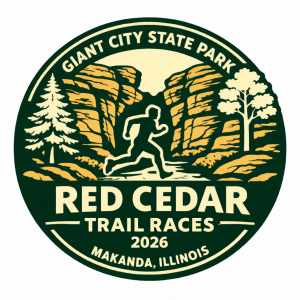 Red Cedar Trail Races at Giant City State Park logo