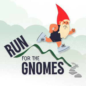 Run for the Gnomes Half Marathon & 5K logo