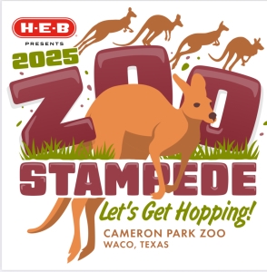 H-E-B Cameron Park Zoo Stampede logo