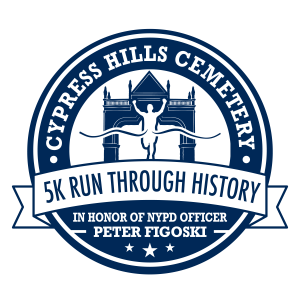 Cypress Hills Cemetery 5K Run Through History logo
