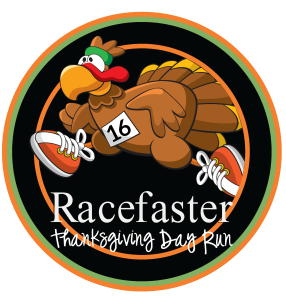 The Racefaster Thanksgiving Day Run logo