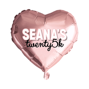 Seana's twenty5K Birthday Run logo