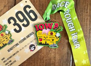 Race Through Iowa 1M, 5K, 10K, 13.1, 26.2 – Now Only $20! logo