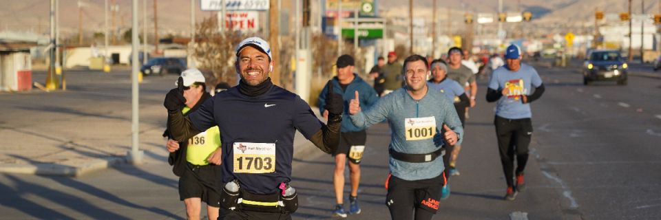 Michelob Ultra El Paso Marathon, Raiz Federal Credit Union Half Marathon, and Spine & Rehab Specialists 5K Run/Walk