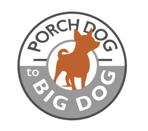 Porch Dog to Big Dog - June logo