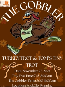 The Rcr Gobbler Turkey Trot - Little Rock's Turkey Trot logo