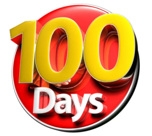 100 Days to the Virginia 10 Miler Fun Run logo