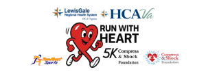 Run With Heart 5K Run/Walk logo