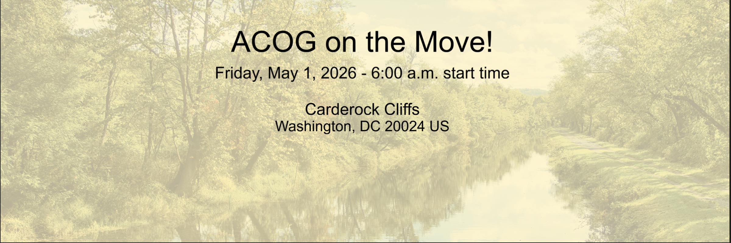 ACOG on the Move!