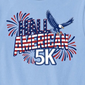 Hall American 5K logo
