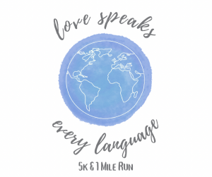Love Speaks 5K & 1 Mile Fun Run logo