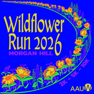 Morgan Hill AAUW Wildflower Run logo