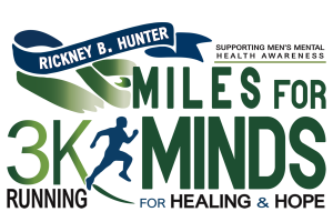 Rickney B. Hunter Miles for Minds 3K "Running for Healing & Hope" logo