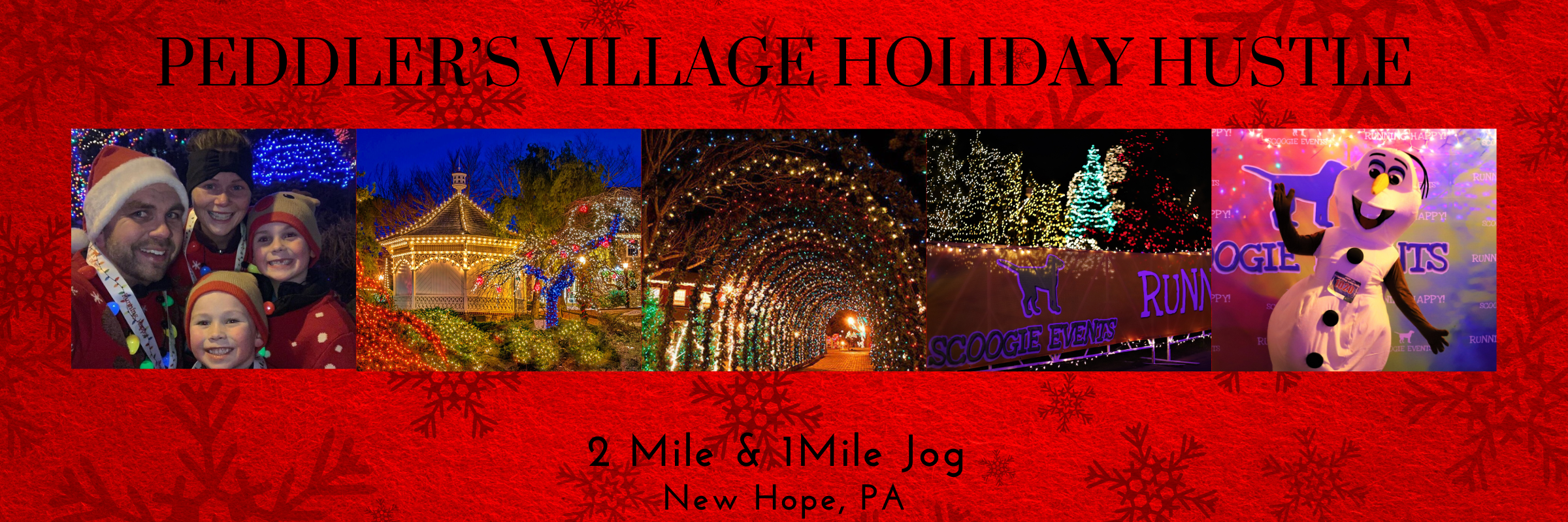6th Annual Peddler’s Village Holiday Hustle! 1 & 2-Mile Run/Jog or Walk!