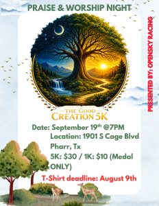 The Good Creation 5k logo