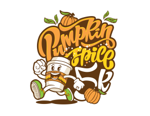 Pumpkin Spice 5k logo