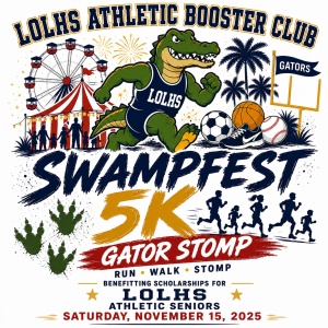 Swampfest 5k Gator Stomp logo