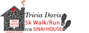 Tricia Davis 5K for Sinai House logo