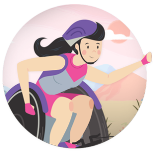 Roll or Stroll Until The Wheels Come Off logo