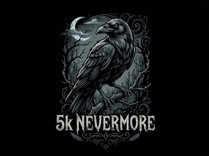 5k Nevermore logo