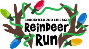 Brookfield Zoo Chicago Reindeer Run logo