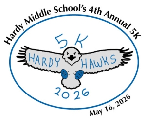 Hardy Middle School 5K Fun Run logo