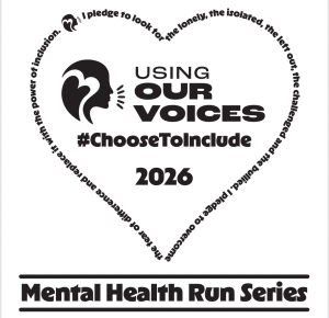 "Using our Voices" Mental Health Run Series - New Hyde Park logo