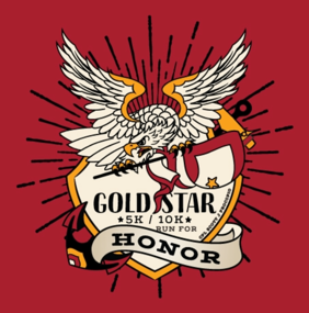Gold Star Run for Honor logo