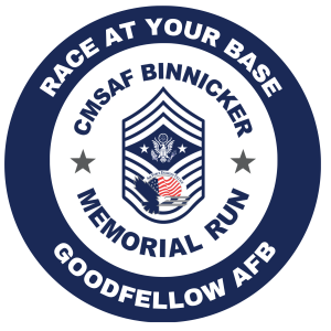 Goodfellow Afb - Cmsaf Binnicker Memorial 9K Run logo