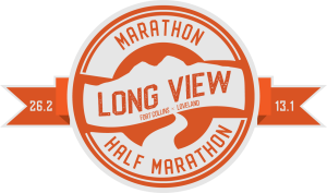 The Long View Marathon logo