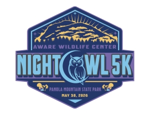 AWARE Wildlife Night Owl 5K logo