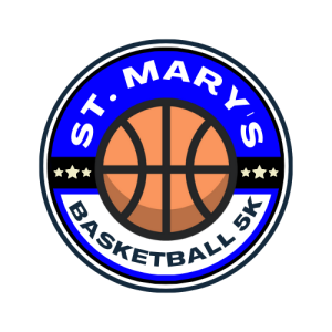 St. Mary's Boys Basketball 5K Run and 1-Mile Fun Run logo