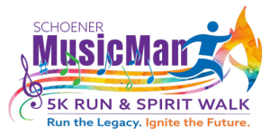 Brad Schoener MusicMan 5K Run & 1 Mile Spirit Walk logo