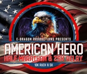 American Hero 25K Relay & Half Marathon logo