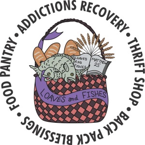 Loaves and Fishes and Veterans Services of the Carolinas Run for Recovery logo