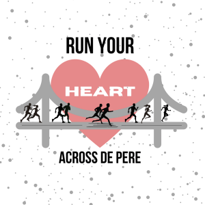 Run Your Heart Across De Pere 5k logo
